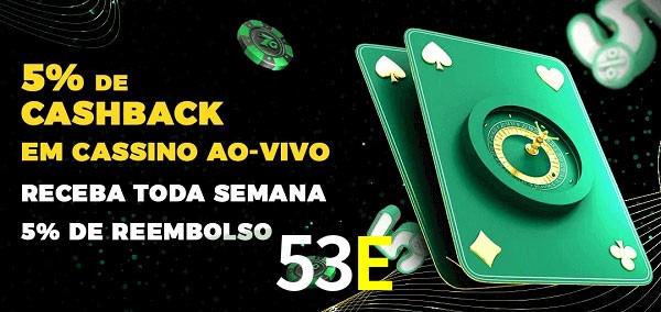Promoções do cassino ao Vivo 53E